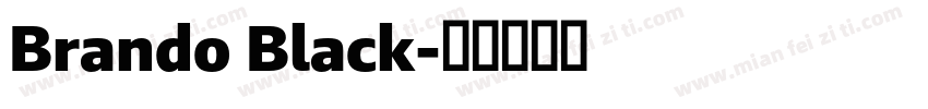 Brando Black字体转换